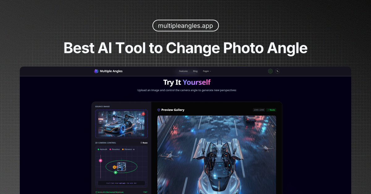 Best AI Tool to Change Photo Angle (2026 Guide) | Multiple Angles