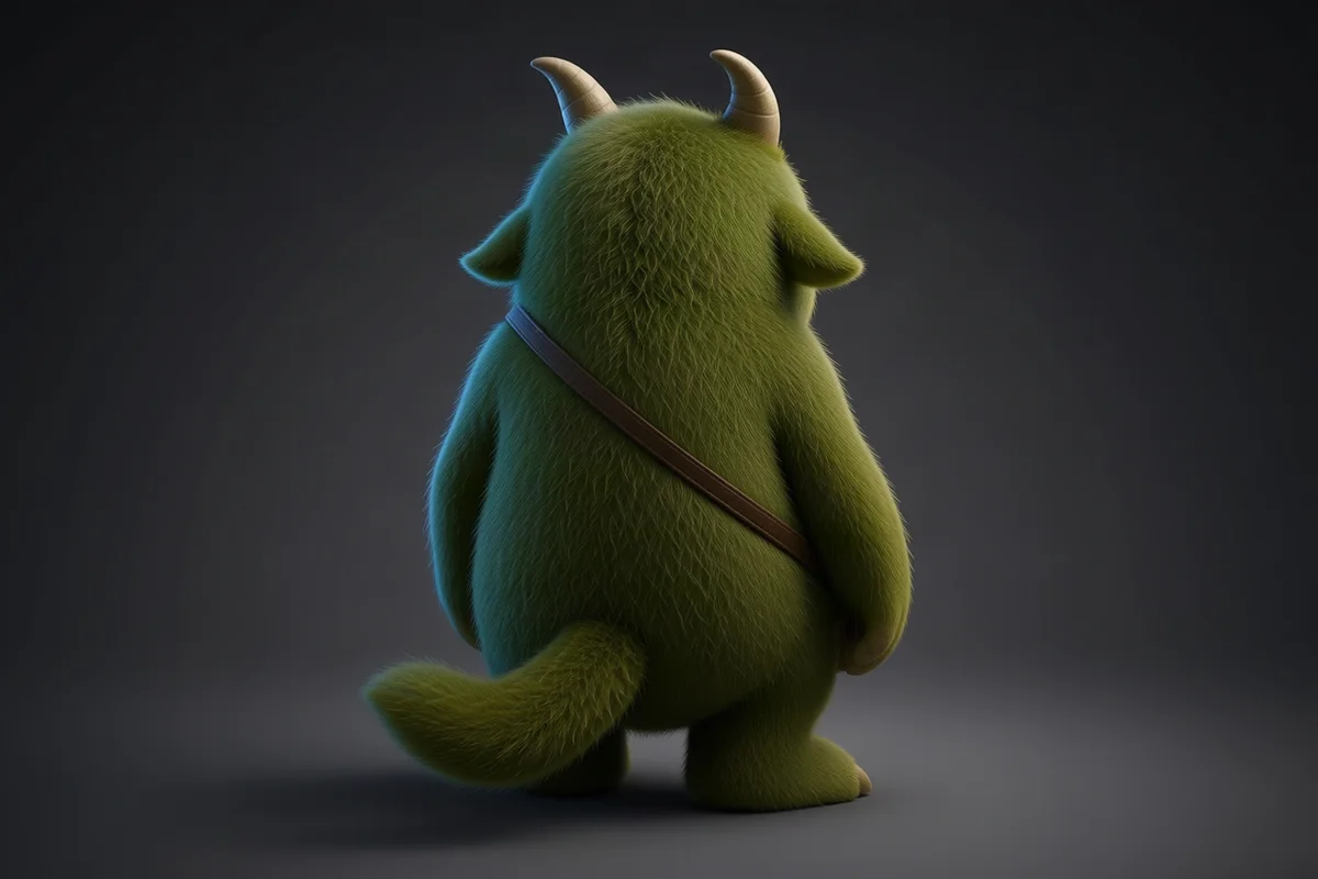 Character shown from multiple angles - After 2