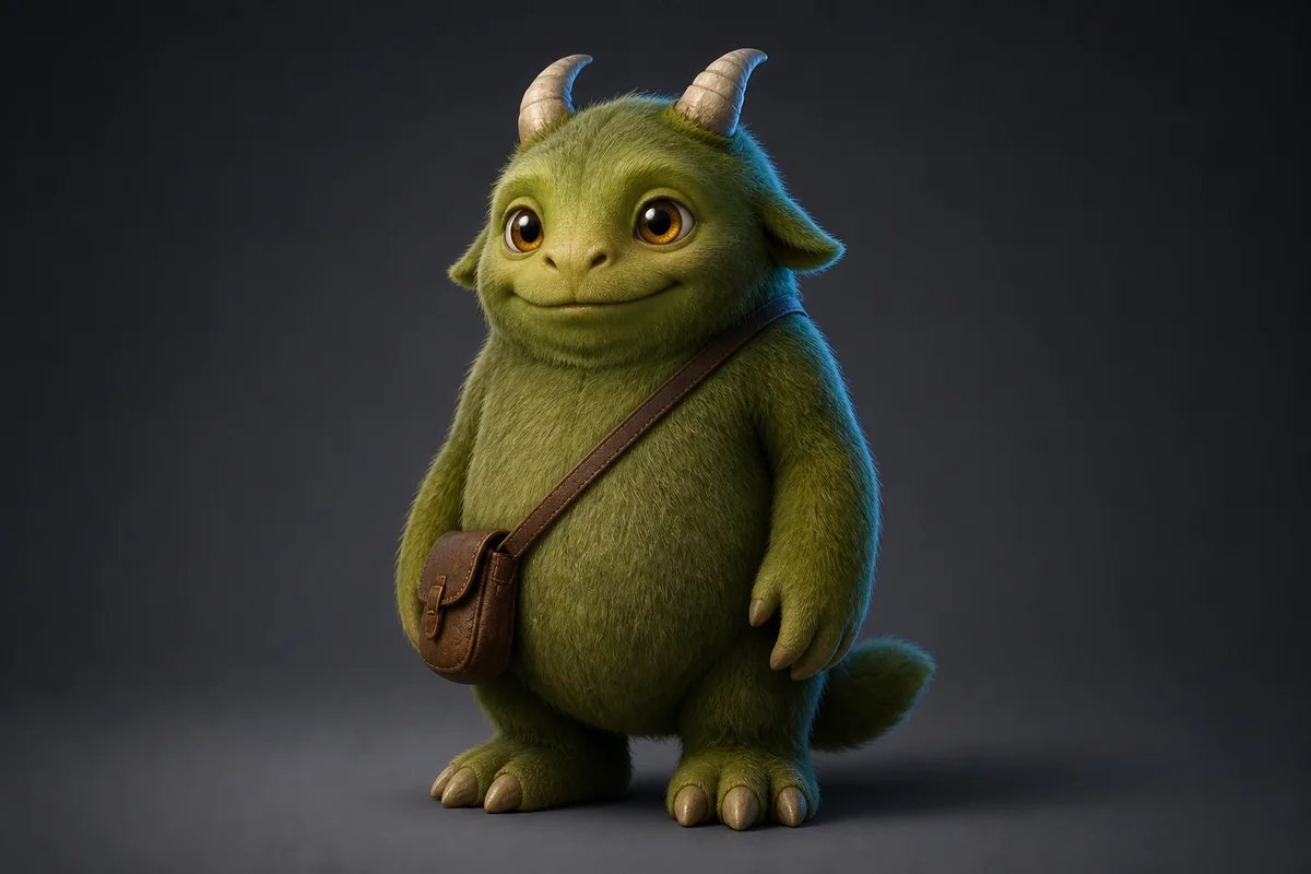 Character shown from multiple angles - Before