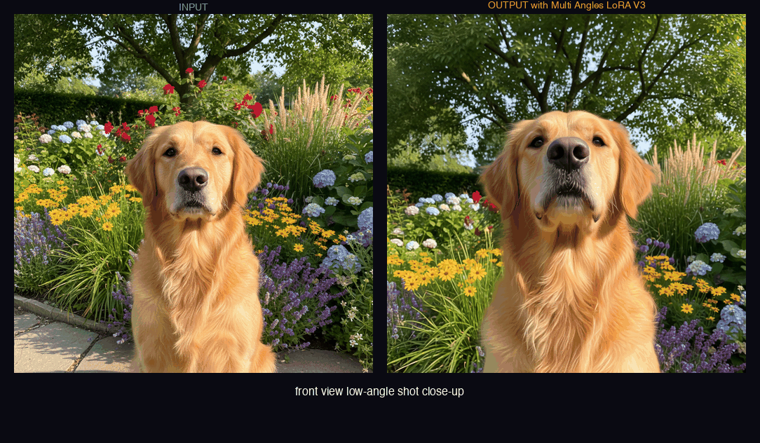 Multiple Angles AI - generating multi-angle views from a single image